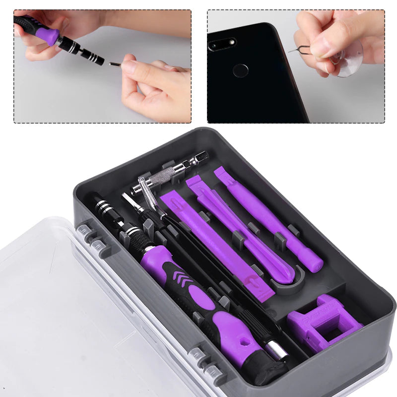 Screwdriver Tool Set Magnetic Screwdriver Bits Repair Phone PC Tool Kit Precision Torx Hex Screw Driver Hand Tools