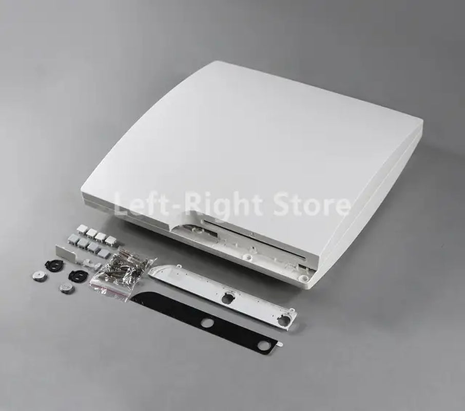 1Set Black White Full Housing Shell Case for PS3 Slim 2K 3K 2000 3000 120G 320G with Logo Parts Made in China