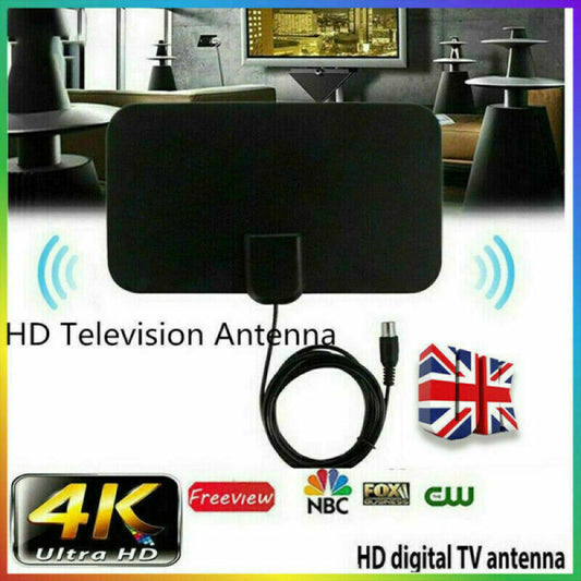 UK Best Portable TV Antenna Indoor Outdoor Digital HD Freeview Aerial Ariel