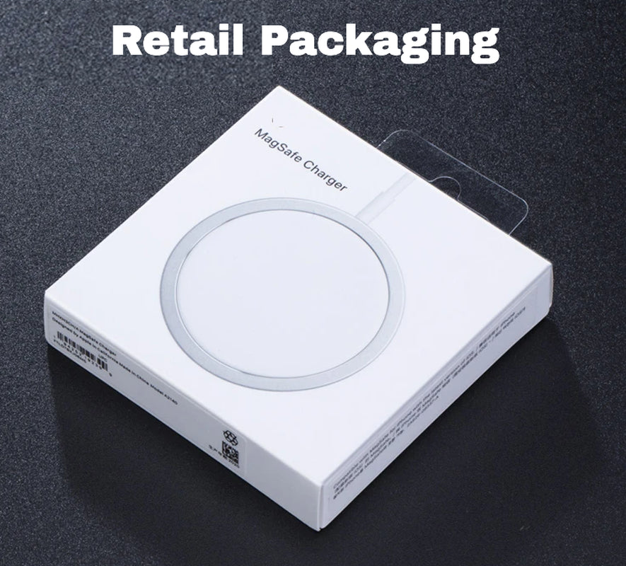 15W Fast Wireless Charger for Apple Magsafe Iphone 15 14 13 12 11 XR XS Pro Max