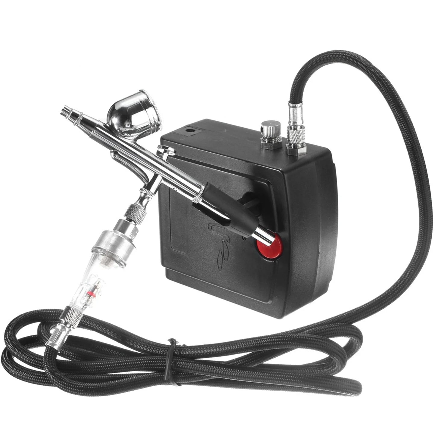 Professional Airbrush Air Compressor Kit for Tattoo with Small Pen Holder Air Tube Air Brush for Art Painting Manicure Craft