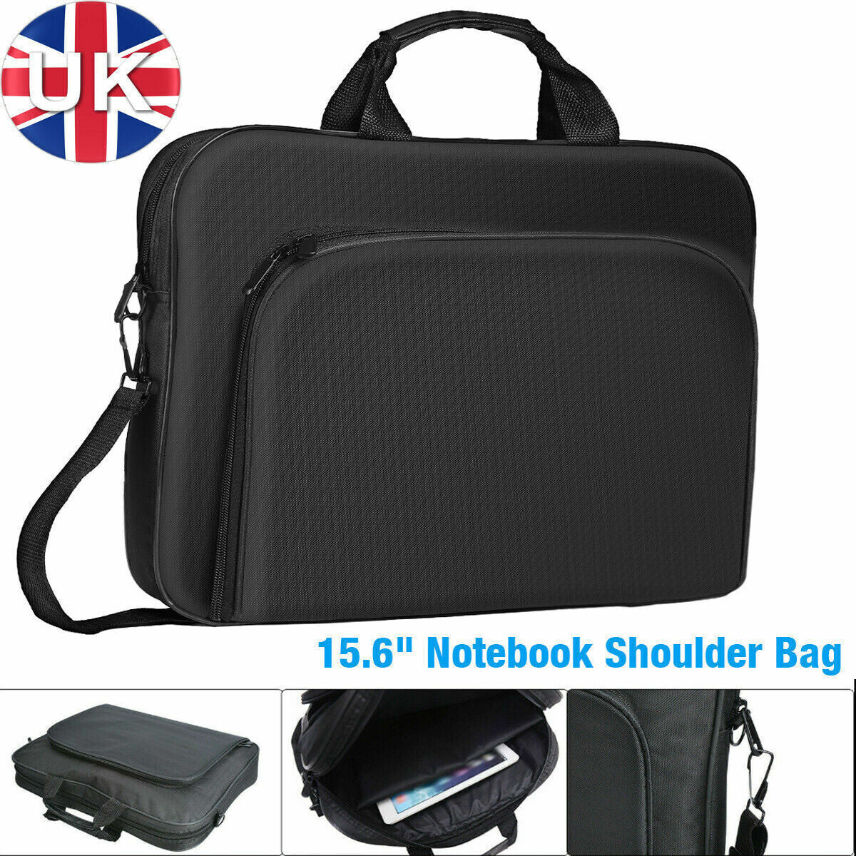 15.6 Inch Computer Bags Laptop PC Shoulder Bag Carrying Soft Notebook Case Cover