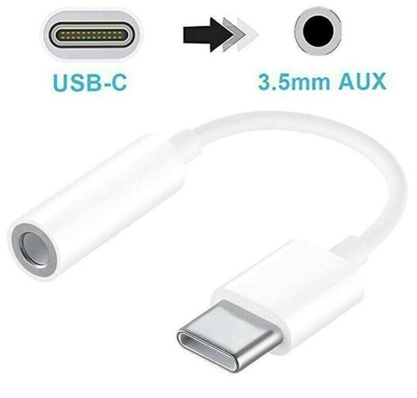 USB C to 3.5Mm AUX Headphone Adapter SAMSUNG GALAXY S20 S20+ S20FE S21 S21+