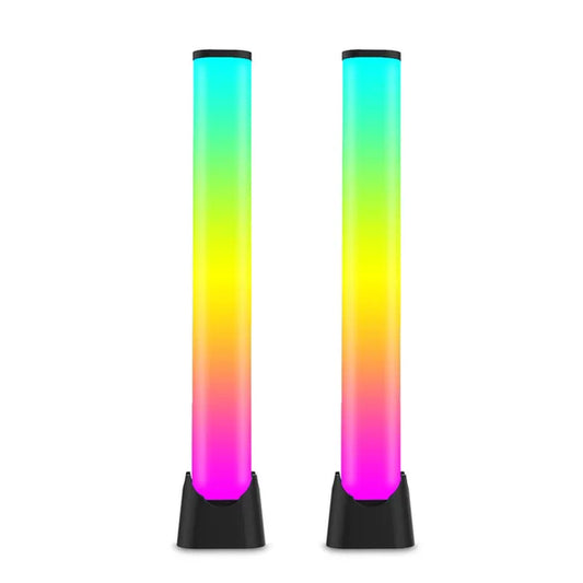 Smart LED Light Bars RGBIC Ambiance Backlights Bluetooth 10 Scene Modes Pickup Rhythm Light Music Sync Kit Works Play Light Bar