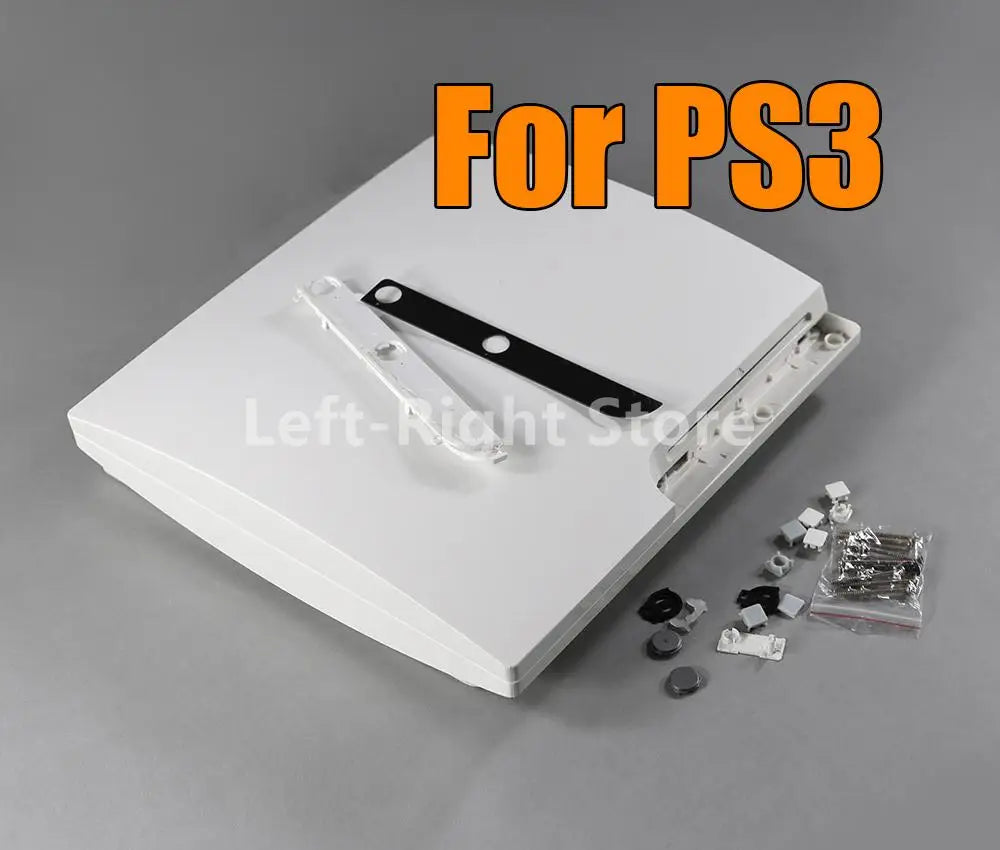 1Set Black White Full Housing Shell Case for PS3 Slim 2K 3K 2000 3000 120G 320G with Logo Parts Made in China