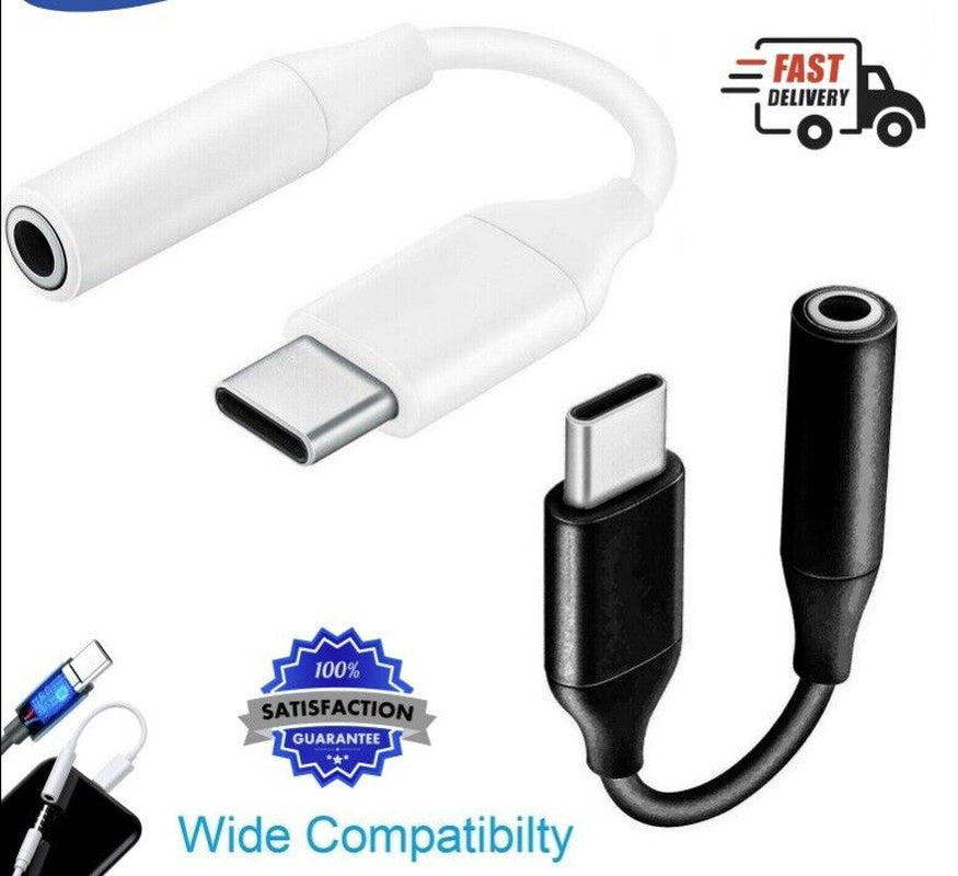 USB C to 3.5Mm AUX Headphone Adapter SAMSUNG GALAXY S20 S20+ S20FE S21 S21+